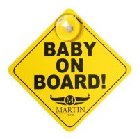 Знак Baby on board вАвтомобиль на присоске