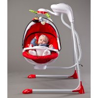 Детские электрокачели Caretero Bugies Grey