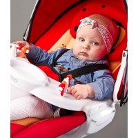 Детские электрокачели Caretero Bugies Grey