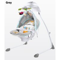 Детские электрокачели Caretero Bugies Grey
