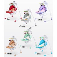 Детские электрокачели Caretero Bugies Grey