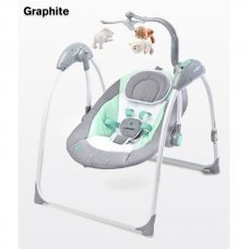 Детские электрокачели Caretero Loop Graphite