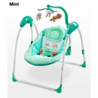 Детские электрокачели Caretero Loop Mint Детские электрокачели Caretero Loop Mint