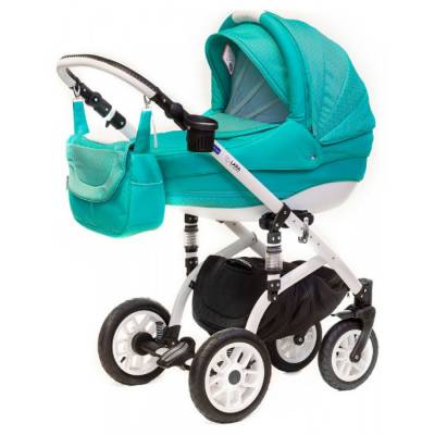 Детская коляска Adamex Barletta (100 % зкокожа) 2 в 1 43S