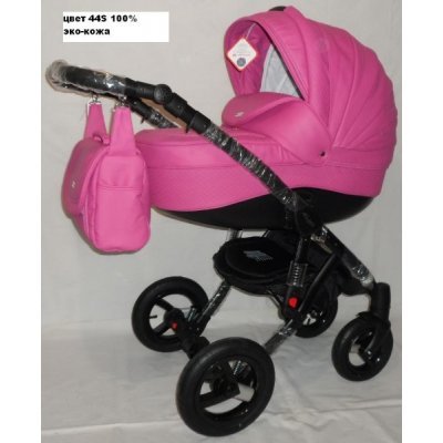 Детская коляска Adamex Barletta (100 % зкокожа) 2 в 1 44S