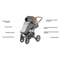 Детская коляска Adamex Barletta 2 в 1 B9