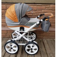 Детская коляска Adamex Marcello Carmel grey (2 в 1) A21