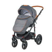 Детская коляска Adamex Vicco Сarmel grey (2 в 1) A24