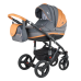 Детская коляска Adamex Vicco Сarmel grey (2 в 1) A22