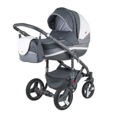 Детская коляска Adamex Vicco Сarmel grey (2 в 1) A25