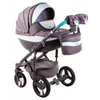 Детская коляска Adamex Monte Carbon Deluxe 2 в 1 D2
