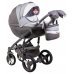 Детская коляска Adamex Monte Carbon Deluxe (100% кожа) 2 в 1 D109