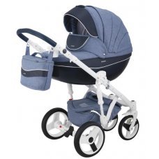 Детская коляска Adamex Monte Carbon Deluxe 2 в 1 D22