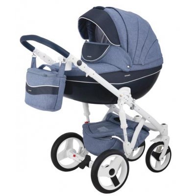 Детская коляска Adamex Monte Carbon Deluxe 2 в 1 D22