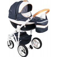 Детская коляска Adamex Monte Carbon Deluxe 2 в 1 D29