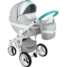 Детская коляска Adamex Monte Carbon Deluxe 2 в 1 D30