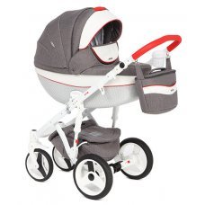 Детская коляска Adamex Monte Carbon Deluxe 2 в 1 D31
