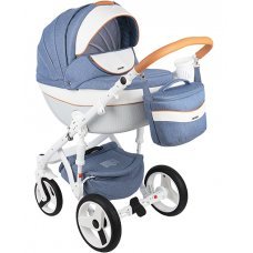 Детская коляска Adamex Monte Carbon Deluxe 2 в 1 D33