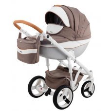 Детская коляска Adamex Monte Carbon Deluxe 2 в 1 D34
