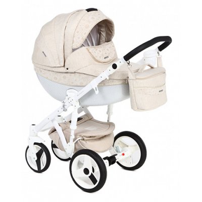 Детская коляска Adamex Monte Carbon Deluxe 2 в 1 D40