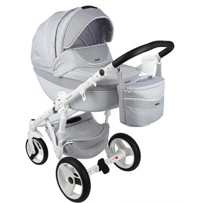 Детская коляска Adamex Monte Carbon Deluxe 2 в 1 D42