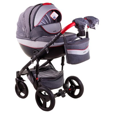 Детская коляска Adamex Monte Carbon Deluxe 2 в 1 D5