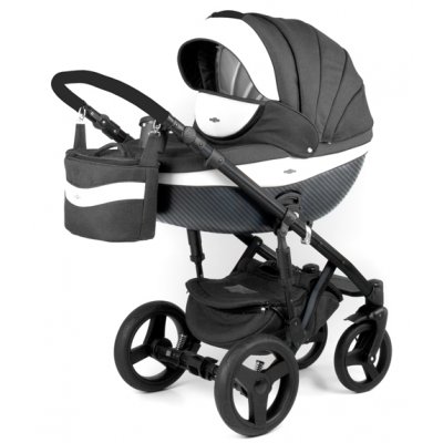Детская коляска Adamex Monte Carbon Deluxe 2 в 1 D6