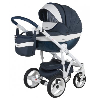 Детская коляска Adamex Monte Carbon Deluxe 2 в 1 D7