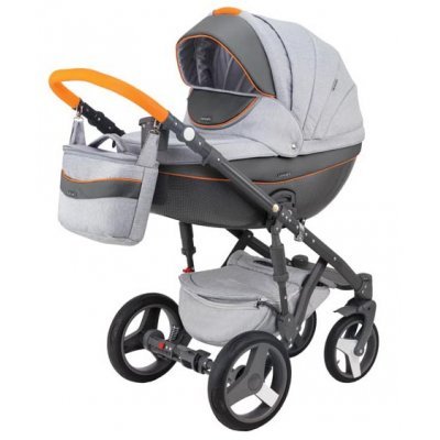 Детская коляска Adamex Monte Carbon Deluxe 2 в 1 D9