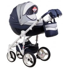 Детская коляска Adamex Monte Carbon Deluxe (100% кожа) 2 в 1 D103 Детская коляска Adamex Monte Carbon Deluxe (100% кожа) 2 в 1 D103