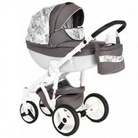 Детская коляска Adamex Monte Carbon Deluxe 2 в 1 D48