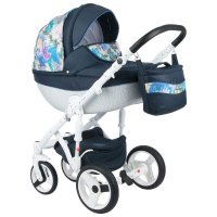 Детская коляска Adamex Monte Carbon Deluxe 2 в 1 D49