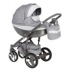 Детская коляска Adamex Monte Carbon Deluxe 2 в 1 D26