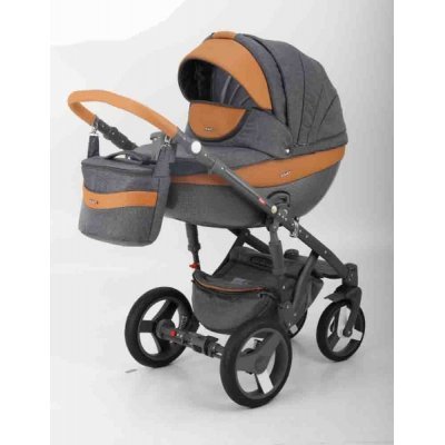 Детская коляска Adamex Monte Carbon Deluxe 2 в 1 D20