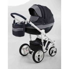 Детская коляска Adamex Monte Carbon Deluxe 2 в 1 D24