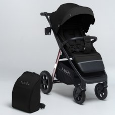 Прогулочная коляска BubaGO Bass Chrome Чёрный
