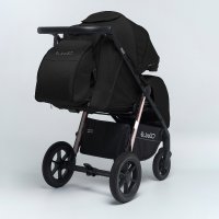 Прогулочная коляска BubaGO Bass Chrome Чёрный