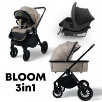 Детская коляска BubaGO BLOOM 3 in 1 Мокко