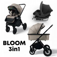 Детская коляска BubaGO BLOOM 3 in 1 Мокко