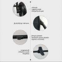 Прогулочная коляска BubaGO BLOOM 2 in 1 Чёрный/Black