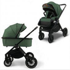 Прогулочная коляска BubaGO BLOOM 2 in 1 Зелёный/Green