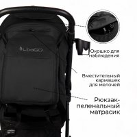 Детская прогулочная коляска BUBAGO MODEL ONE Black (Чёрный)