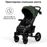 Детская прогулочная коляска BUBAGO MODEL ONE Dark-Green/Темно-зеленый