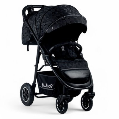 Коляска детская прогулочная BubaGO Sorex Black Army/Мистический Черный