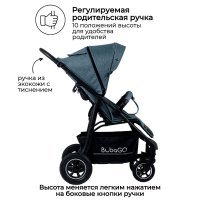Коляска детская прогулочная BubaGO Sorex Green/Тёмно-Лазурный
