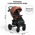 Коляска детская BUBAGO Cross air цвет кирпичный