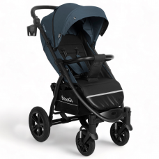 Коляска детская BUBAGO Cross air цвет синевато-серый