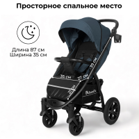 Коляска детская BUBAGO Cross air цвет синевато-серый