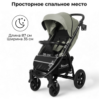 Коляска детская BUBAGO Cross air цвет стальной