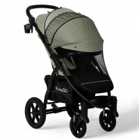 Коляска детская BUBAGO Cross air цвет стальной